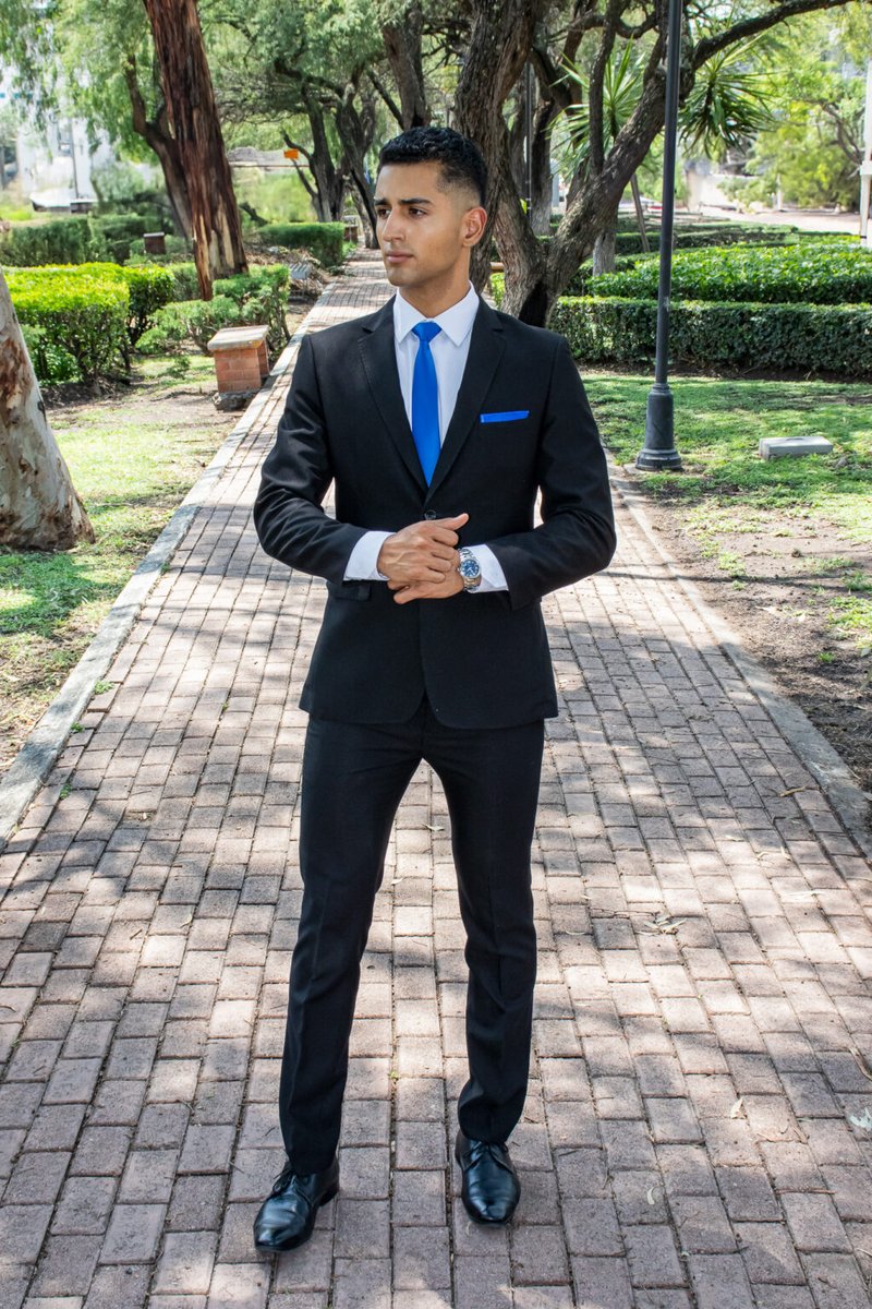 Traje HPC Negro Rayado